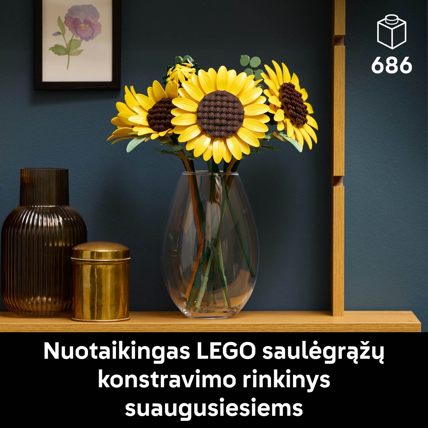 Konstruktorius LEGO Botanicals Sunflower Bouquet - 3