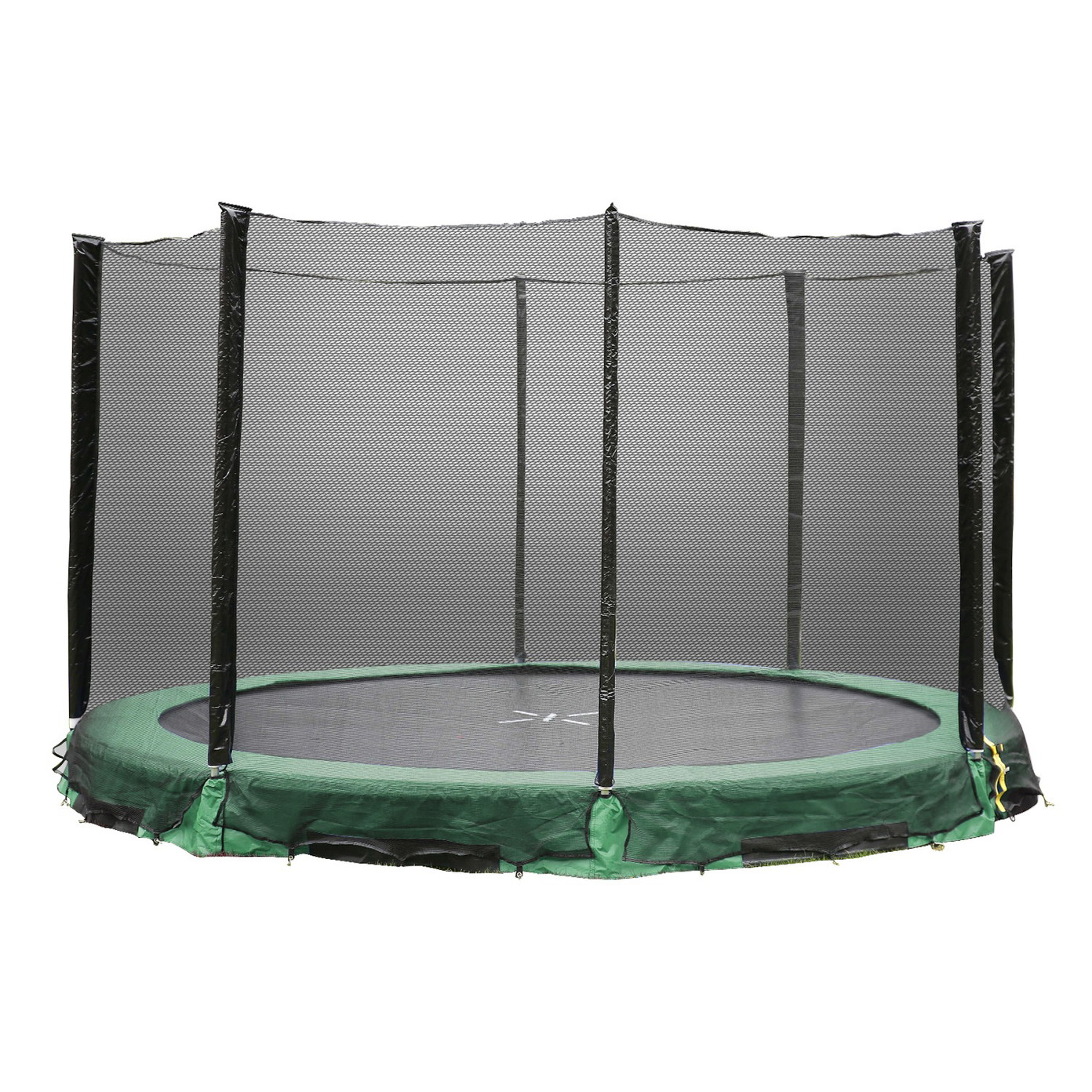 Batutas Ground Trampoline, 426 cm, su tinklu-0