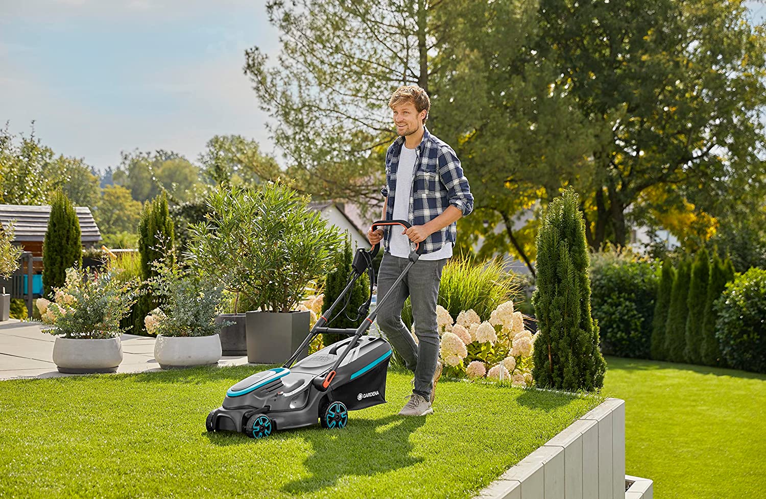 Elektrinė vejapjovė Gardena Powermax 37/1800 G2, 1800 W - 6