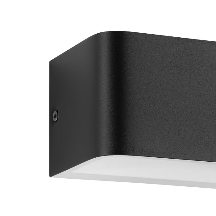 Sieninis LED šviestuvas EGLO SANIA 4, 12 W, 1400 lm, 3000 K, juodos sp, 36,5 x 8 x 9 cm - 3