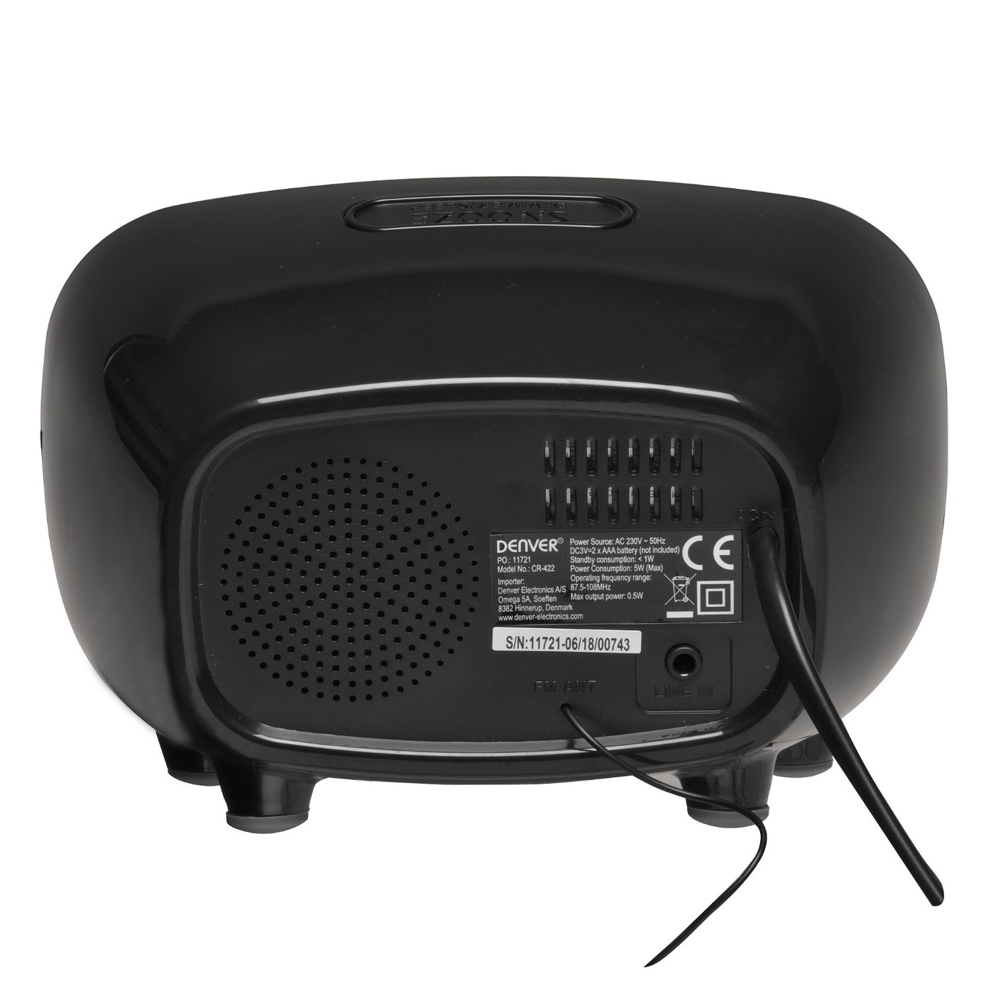 Radijo žadintuvas Denver CR-422 - 8