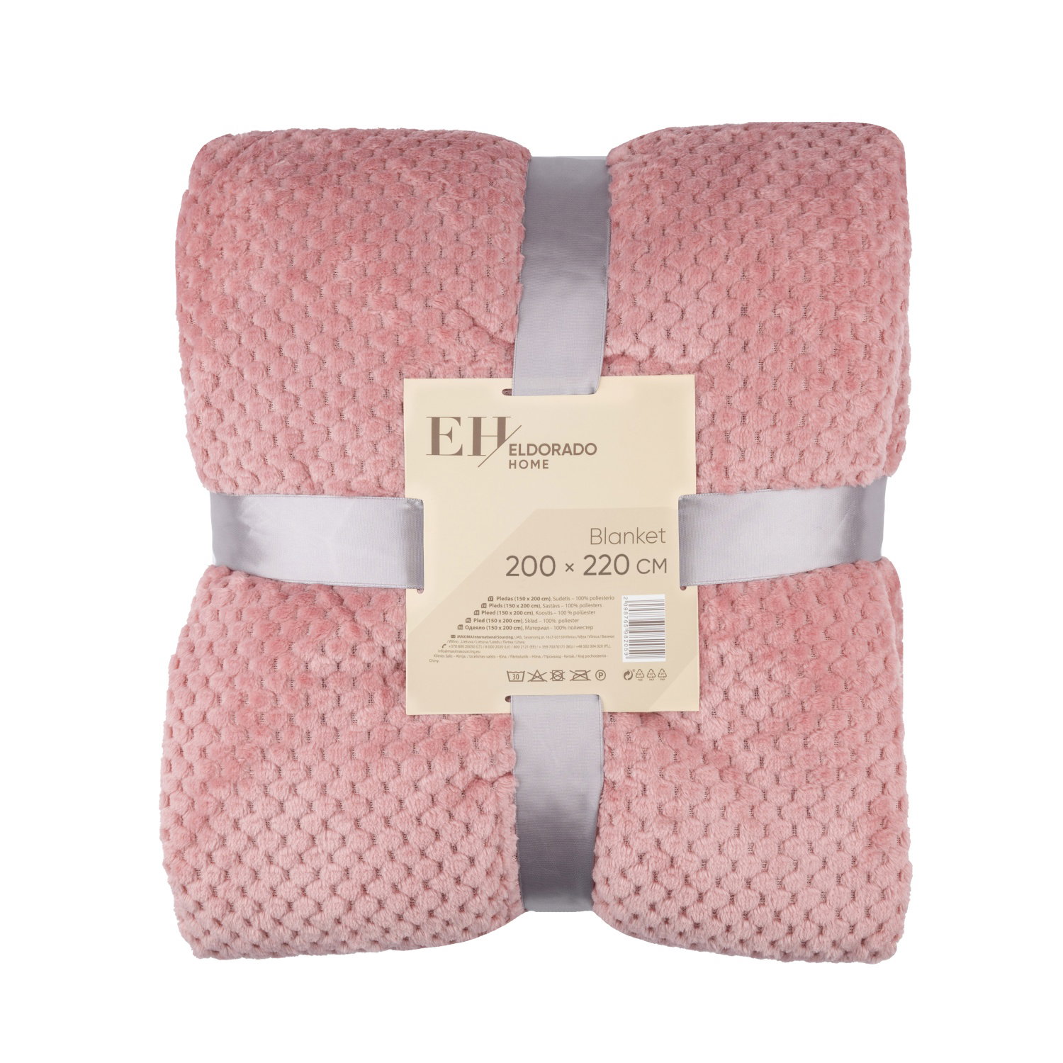 Pledas ELDORADO HOME, 200 x 220 cm, 2-jų spalvų, 100% poliesterio - 4