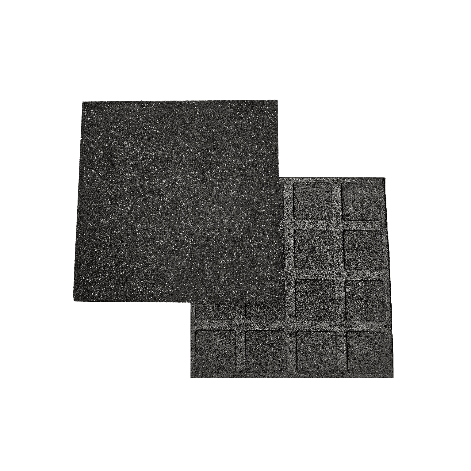 Guminė grindų danga vaikų žaidimų aikštelėms 40 mm, juoda