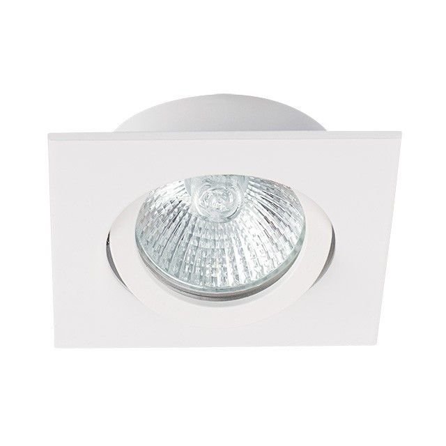 Įleidžiamasis šviestuvas KANLUX DALLA, 1 x max 50 W, Gx5.3, baltos sp., 8,2 x 8,2 cm