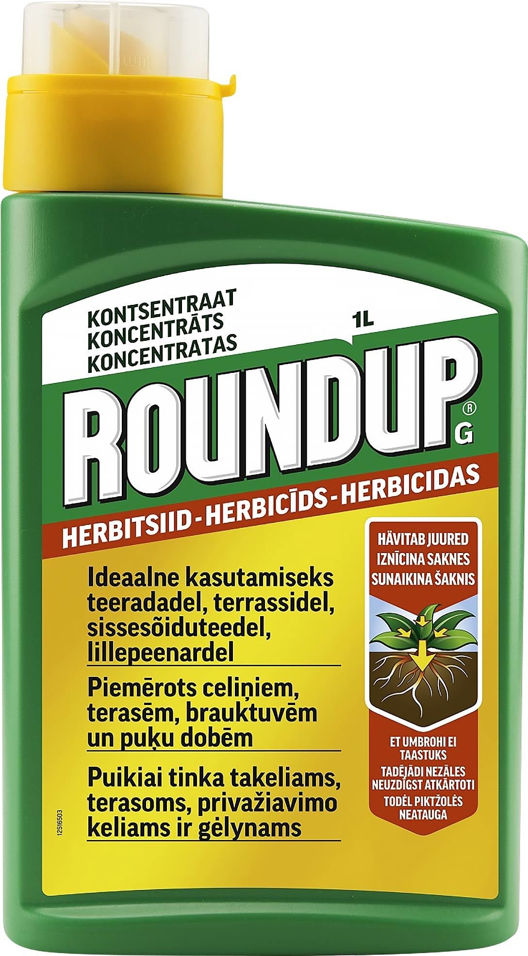 Herbicidas ROUNDUP, 1000 ml