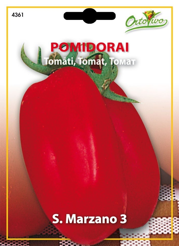 Pomidorų sėklos S.MARZANO 3, 0,5 g