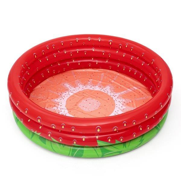 Pripučiamas vaikiškas baseinas BESTWAY Sweet Strawberry, 160 x 38 cm-0