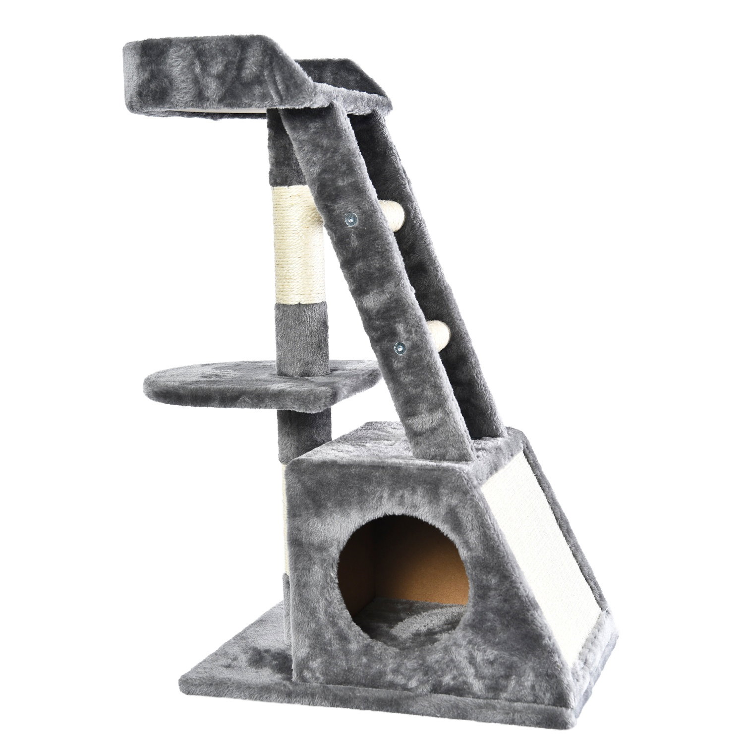 Kačių draskyklė HAPPY TAILS, 50 x 35 x 80 cm-0