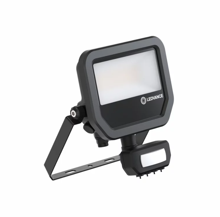 LED prožektorius LEDVANCE FL GEN4 IP66 11/17W 4000K 1600/2400lm su judesio davikliu juodas-0