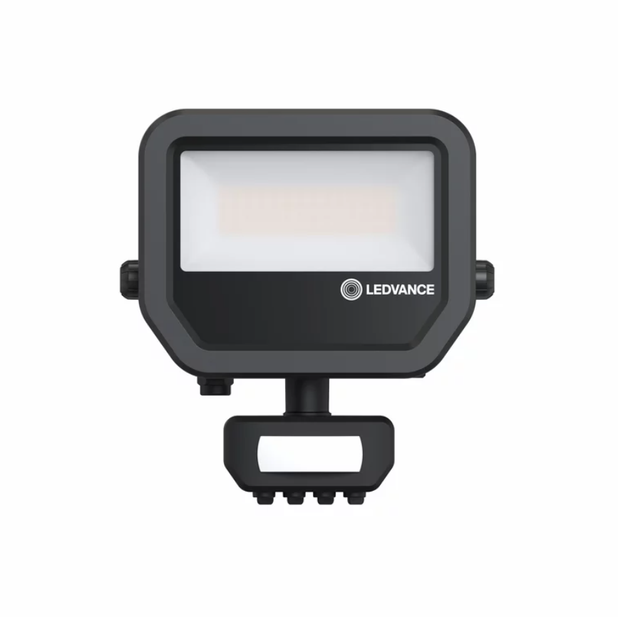 LED prožektorius LEDVANCE FL GEN4 IP66 11/17W 4000K 1600/2400lm su judesio davikliu juodas-1