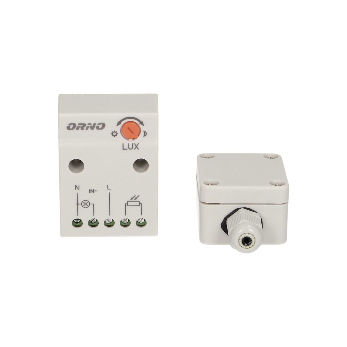Fotorelė ORNO, 2300 W, IP65 jutiklis, dėžutė, OR-CR-232-1