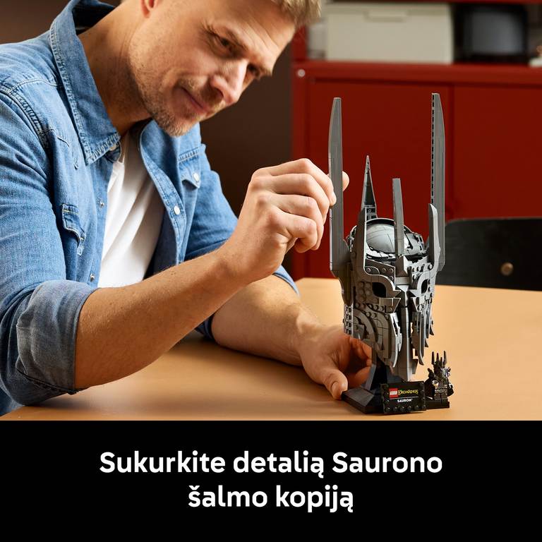 Konstruktorius LEGO Icons The Lord of the Rings: Sauron's Helmet - 4