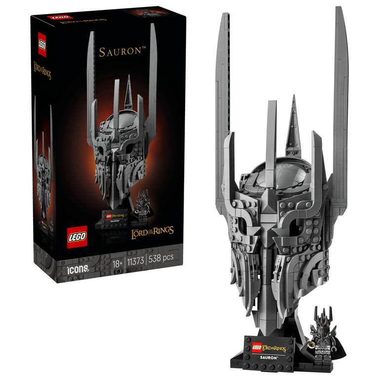 Konstruktorius LEGO Icons The Lord of the Rings: Sauron's Helmet-0