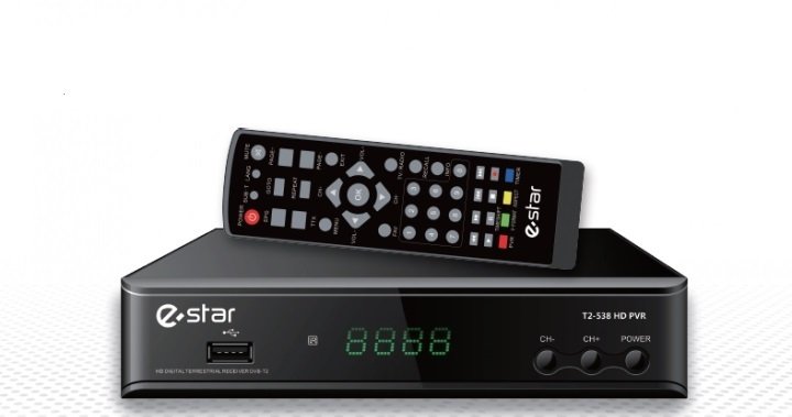 Skaitmeninis imtuvas eSTAR DVBT2 538 HD
