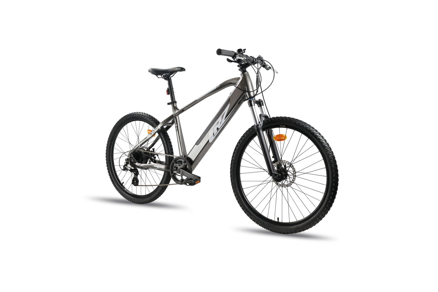 Elektrinis kalnų dviratis CRZ E-3400, 26″, tamsiai pilkas - 6