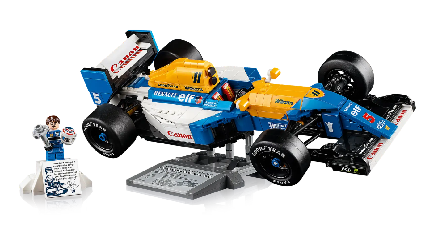 Konstruktorius LEGO ICONS Williams Racing FW14B & Nigel Mansell - 3