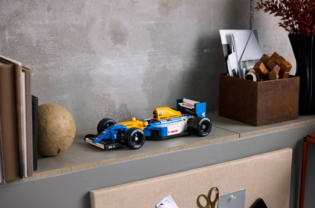Konstruktorius LEGO ICONS Williams Racing FW14B & Nigel Mansell - 5