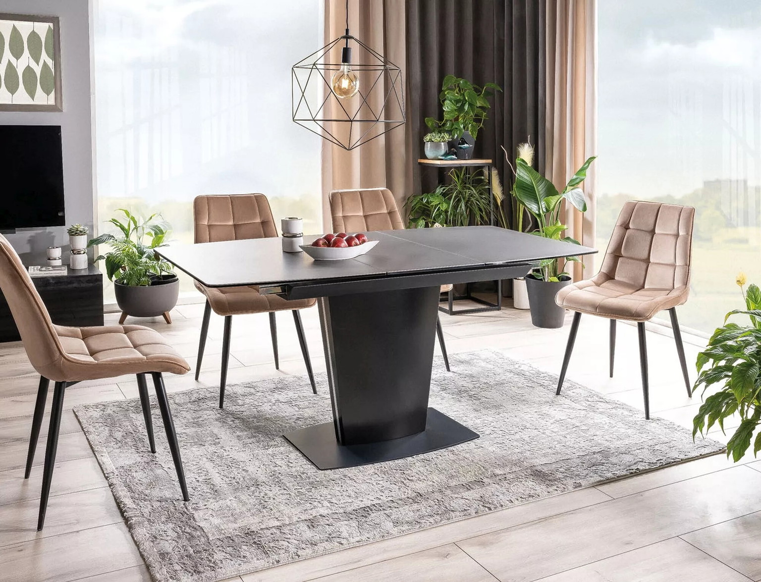 Kėdė CHIC, smėlio/juoda - 7