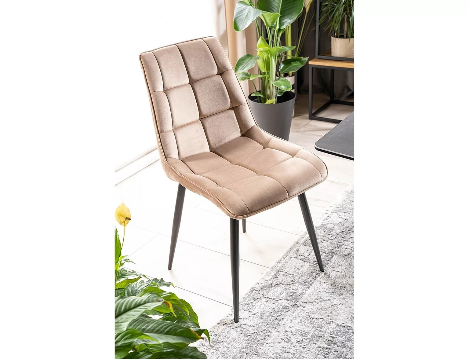 Kėdė CHIC, smėlio/juoda - 6
