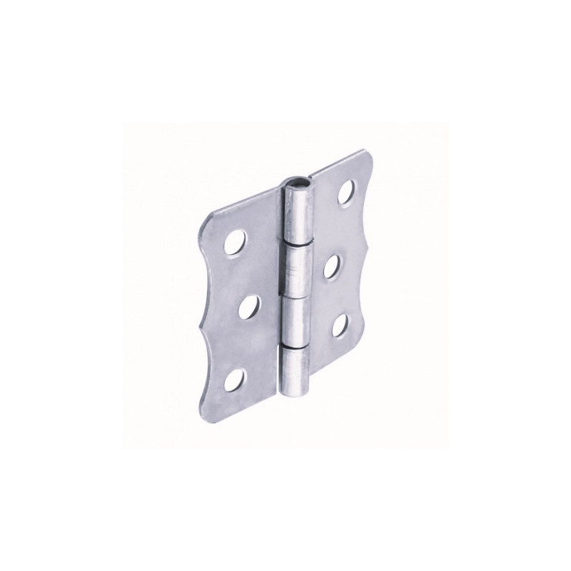 Durų lankstas ZO 40, 40 x 45 x 1 mm, sidabro sp.-0
