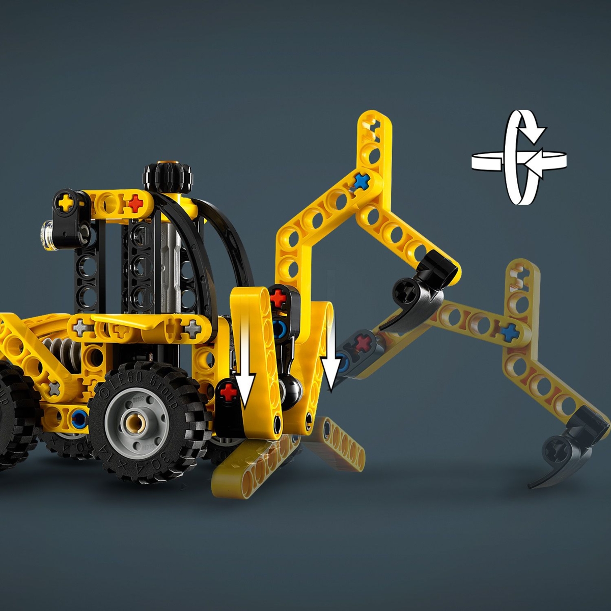 Konstruktorius LEGO Technic Backhoe Loader - 6