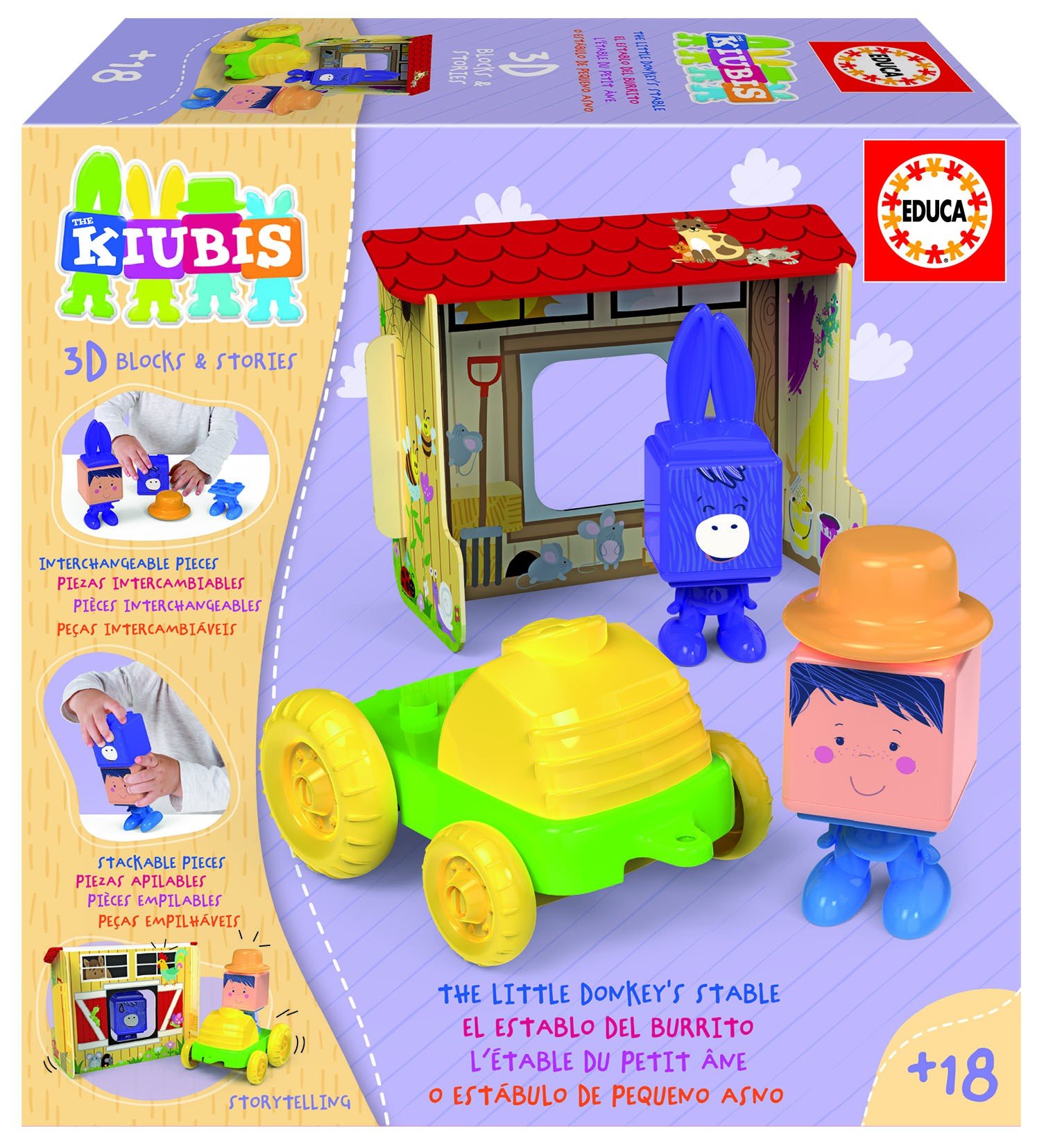 Kūdikių žaidimai 3D THE KUBIS, THE BURRITO STABLE, 2-4 metų