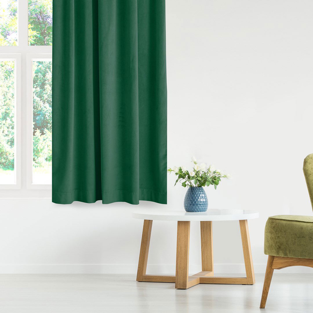 Naktinė užuolaida VILA  BOTTLEGREEN EYELETS, 135x245 cm - 3