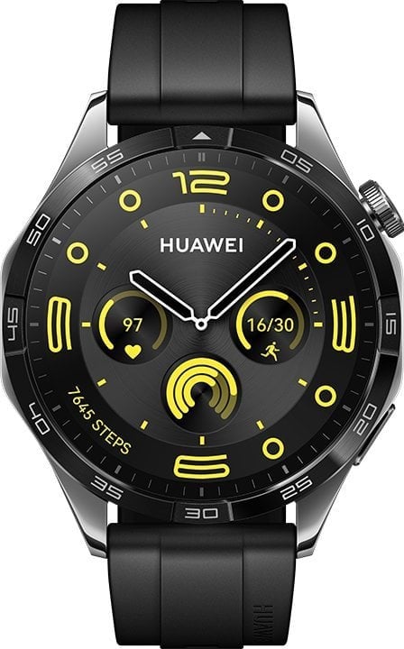Huawei GT 4 Smart watch GPS (satellite) AMOLED 46mm Waterproof Black-0