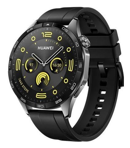 Huawei GT 4 Smart watch GPS (satellite) AMOLED 46mm Waterproof Black-1
