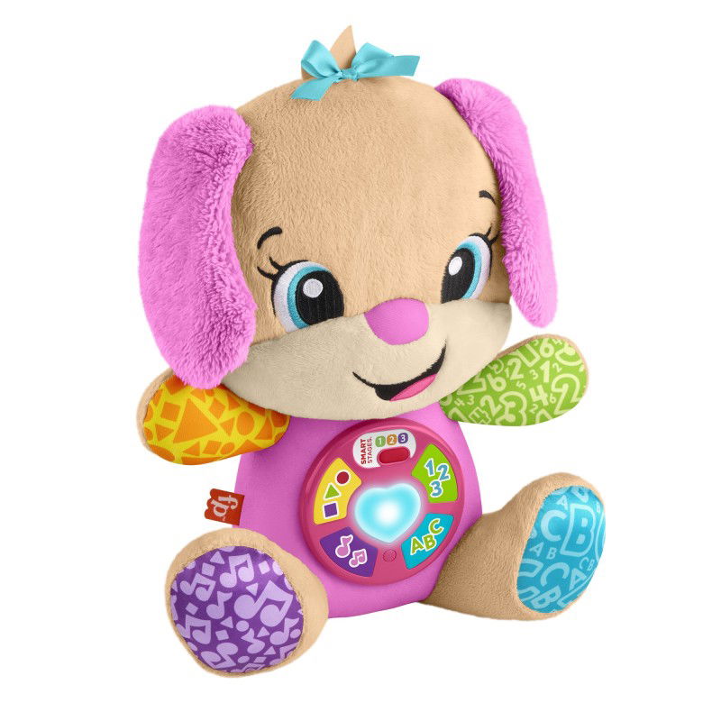 Interaktyvus žaislas FISHER PRICE, išmaniųjų lygių mokomojo šuniuko sesutė, lietuvių kalba-1