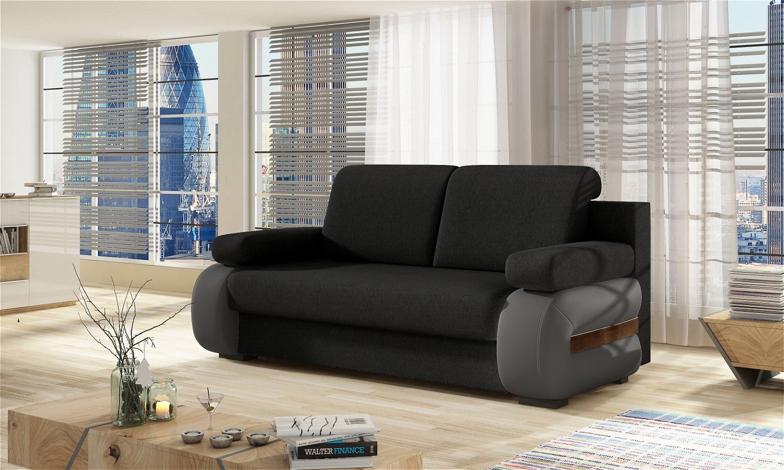 Sofa Laura, juoda - 1