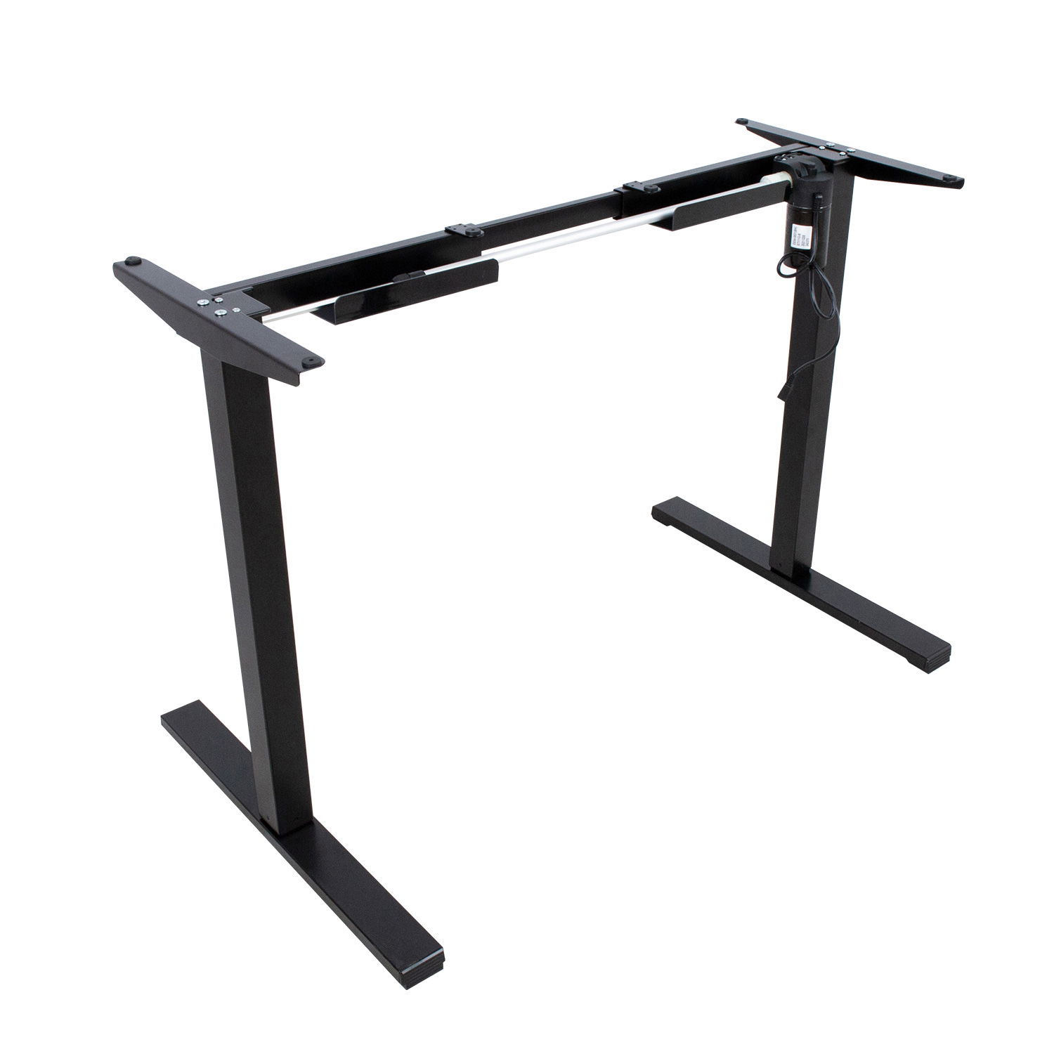 Rašomasis stalas su pakėlimo mechanizmu ERGO OPTIMAL, 140x70 cm, ąžuolo/juoda - 4