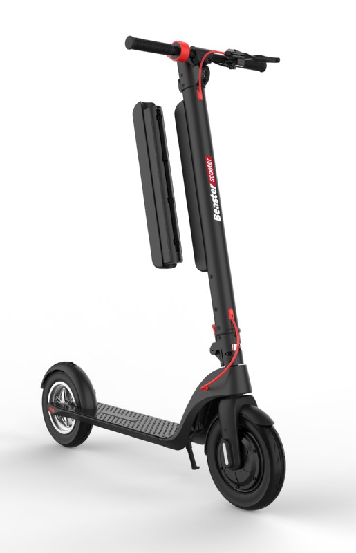Elektrinis paspirtukas Beaster Scooter BS801B, 700 W, 36 V, 10 Ah, juodas - 6