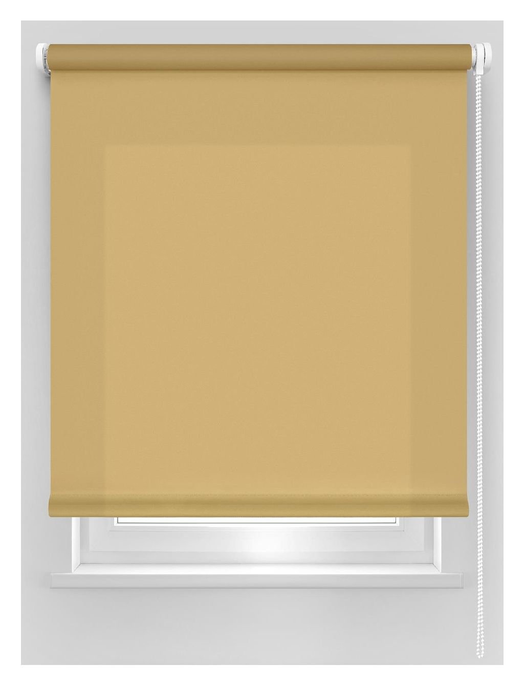 Klasikinė ritininė užuolaida DEKORIKA, šv. rudos sp., Ø 25 mm, 200 x 175 cm, 100 % PES