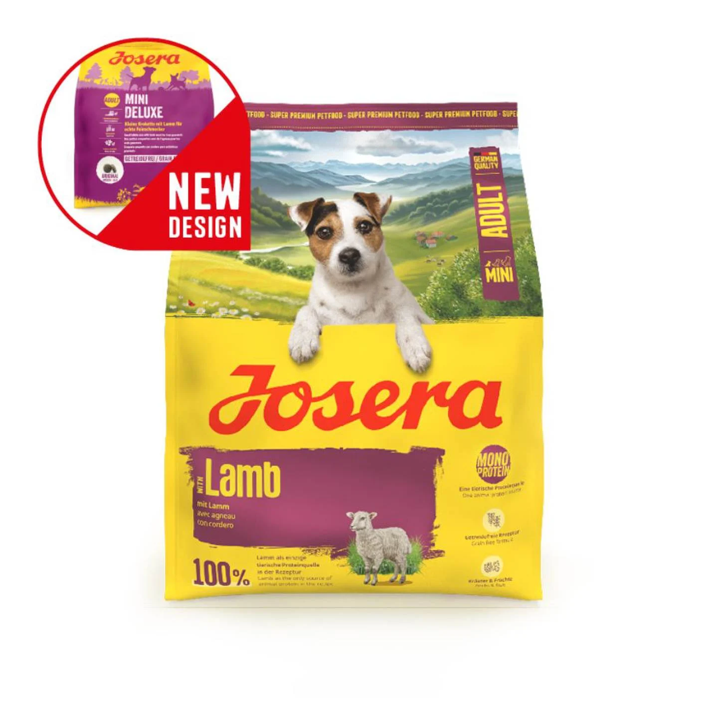 Sausas šunų ėdalas JOSERA Mini Lamb, su ėriena, 3 kg