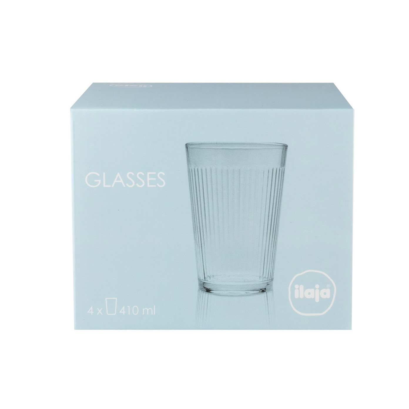 Stiklinės ILAJA SIMPLE, 410 ml, 4 vnt.-1