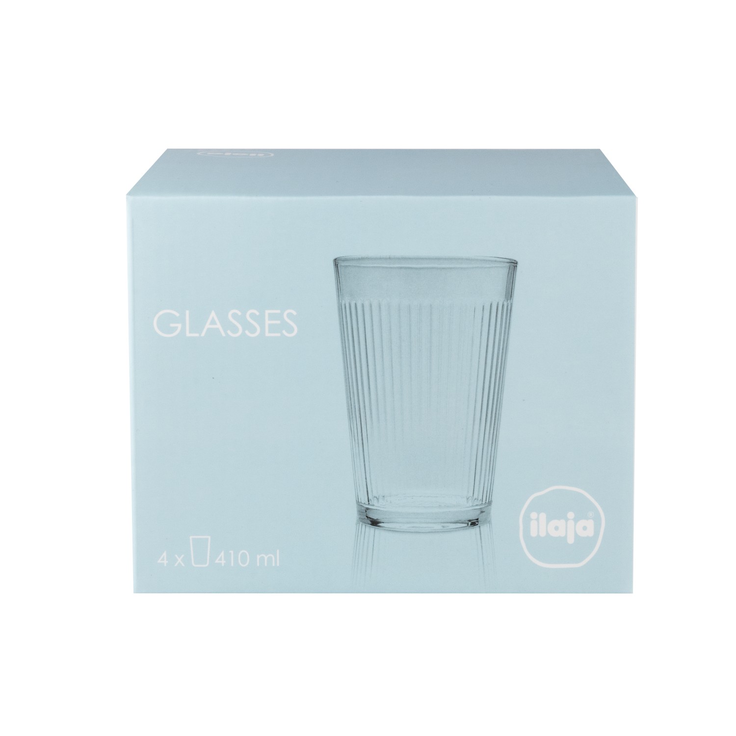 Stiklinės ILAJA SIMPLE, 410 ml, 4 vnt.-1