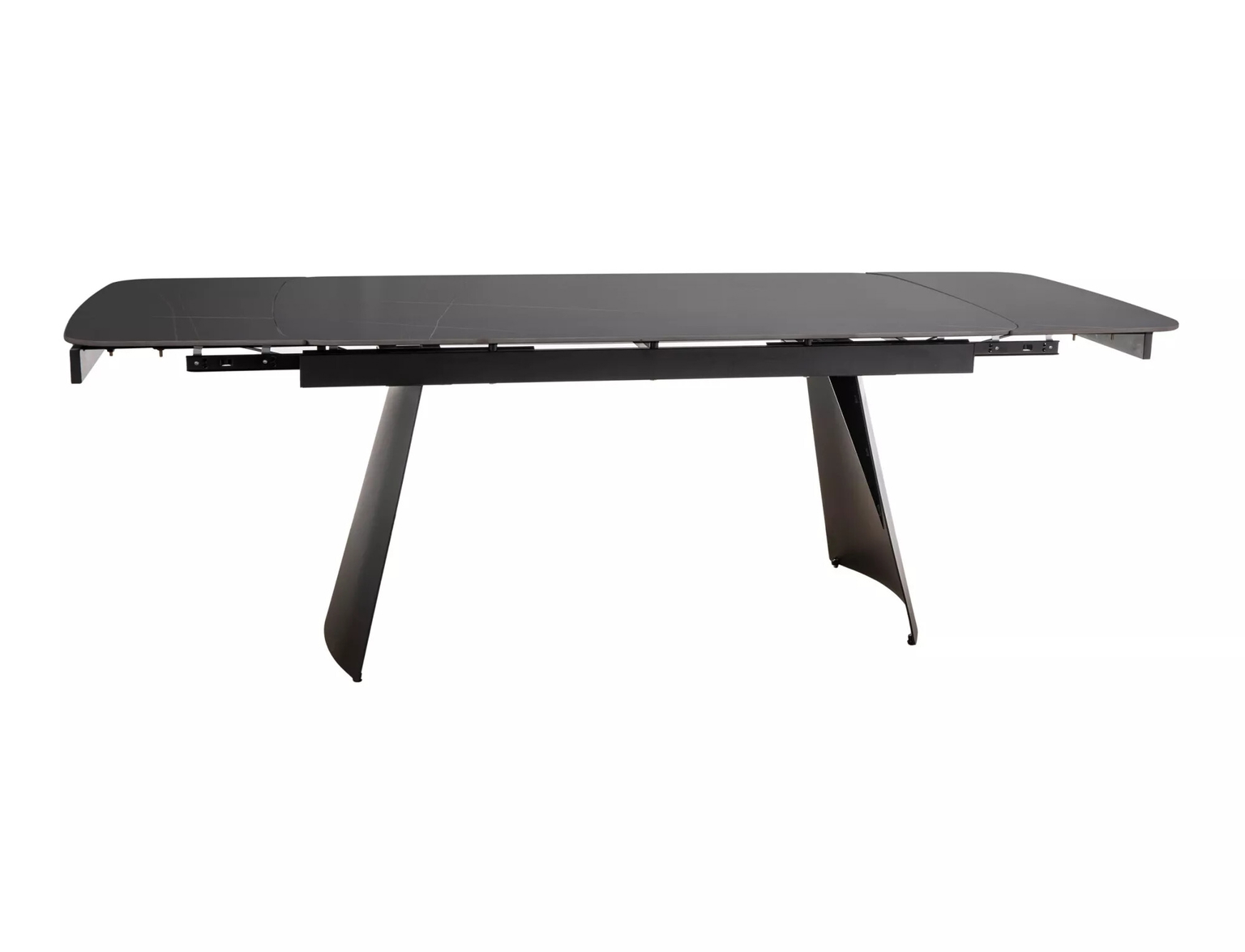 Valgomojo stalas Bacardi, 160-240 x 90 cm, juoda-0