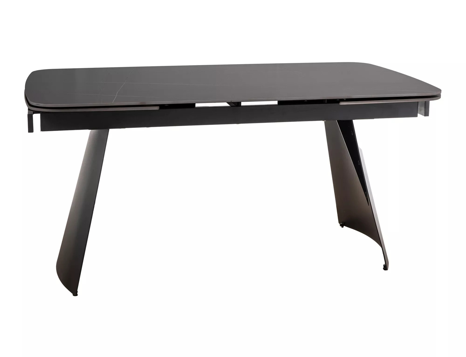Valgomojo stalas Bacardi, 160-240 x 90 cm, juoda-1