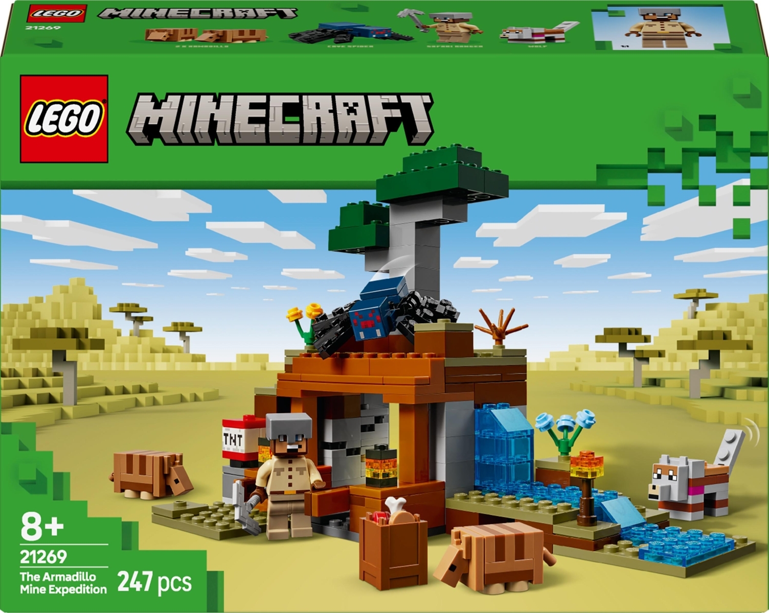 Konstruktorius LEGO Minecraft The Armadillo Mine Expedition - 1