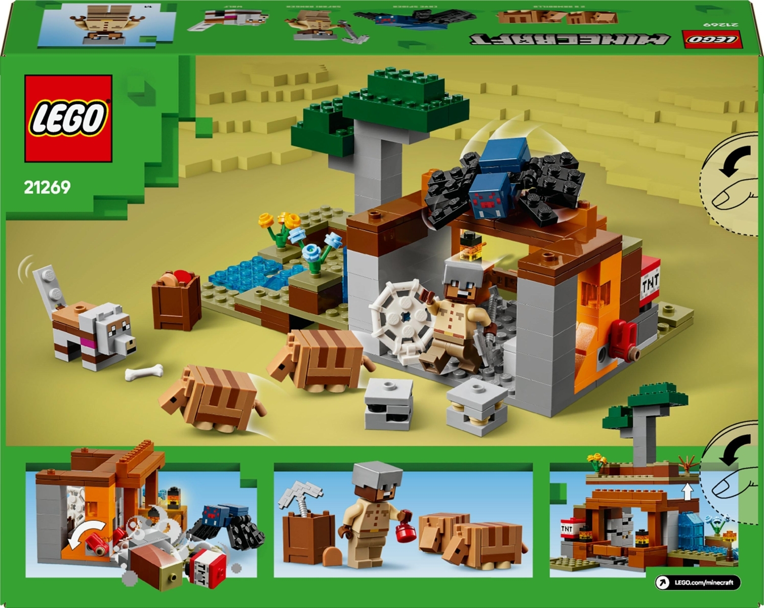 Konstruktorius LEGO Minecraft The Armadillo Mine Expedition - 8