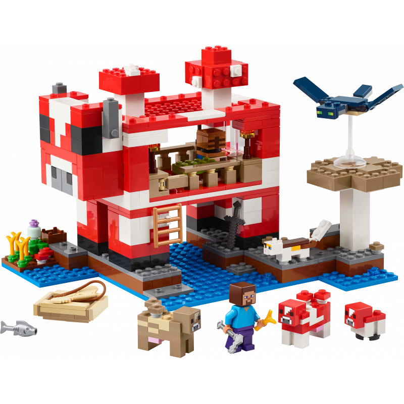 Konstruktorius LEGO Minecraft The Mooshroom House - 3