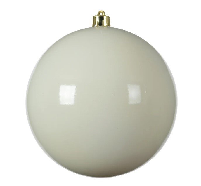 Kalėdinis eglės žaisliukas SHINY, baltos sp., 14 cm, 1 vnt.