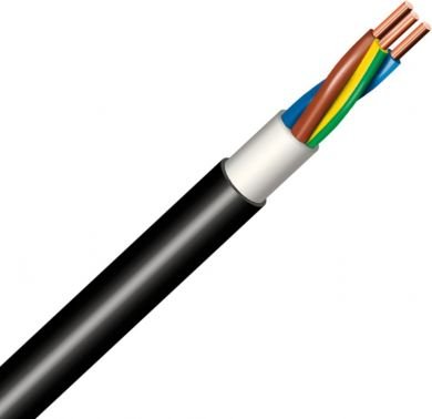 Instaliacinis kabelis CYKY X-J 4x2,5 juodas, 100 m.