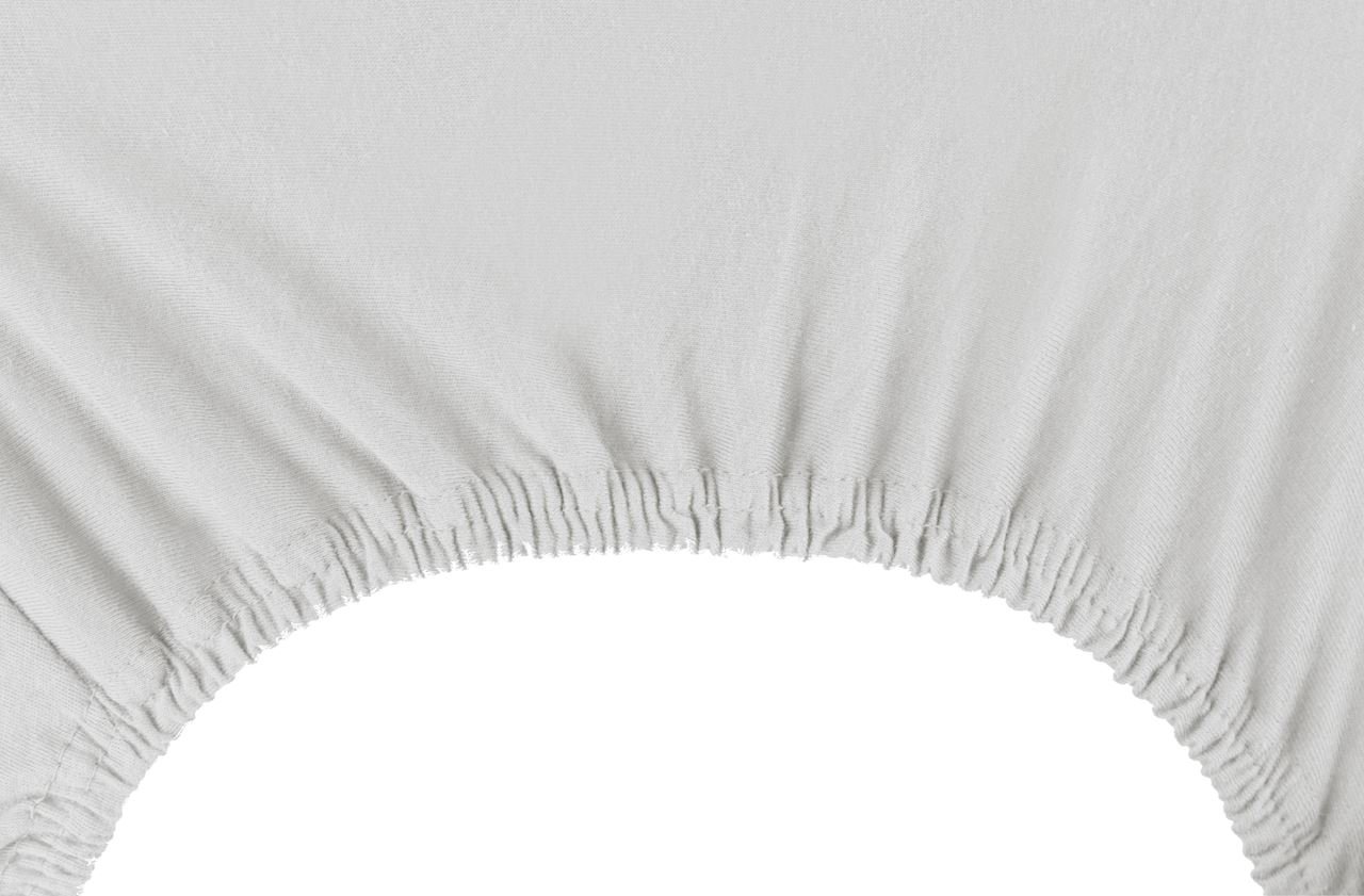 Jersey paklodė su guma Decoking AMBER White, 160x200 cm - 3