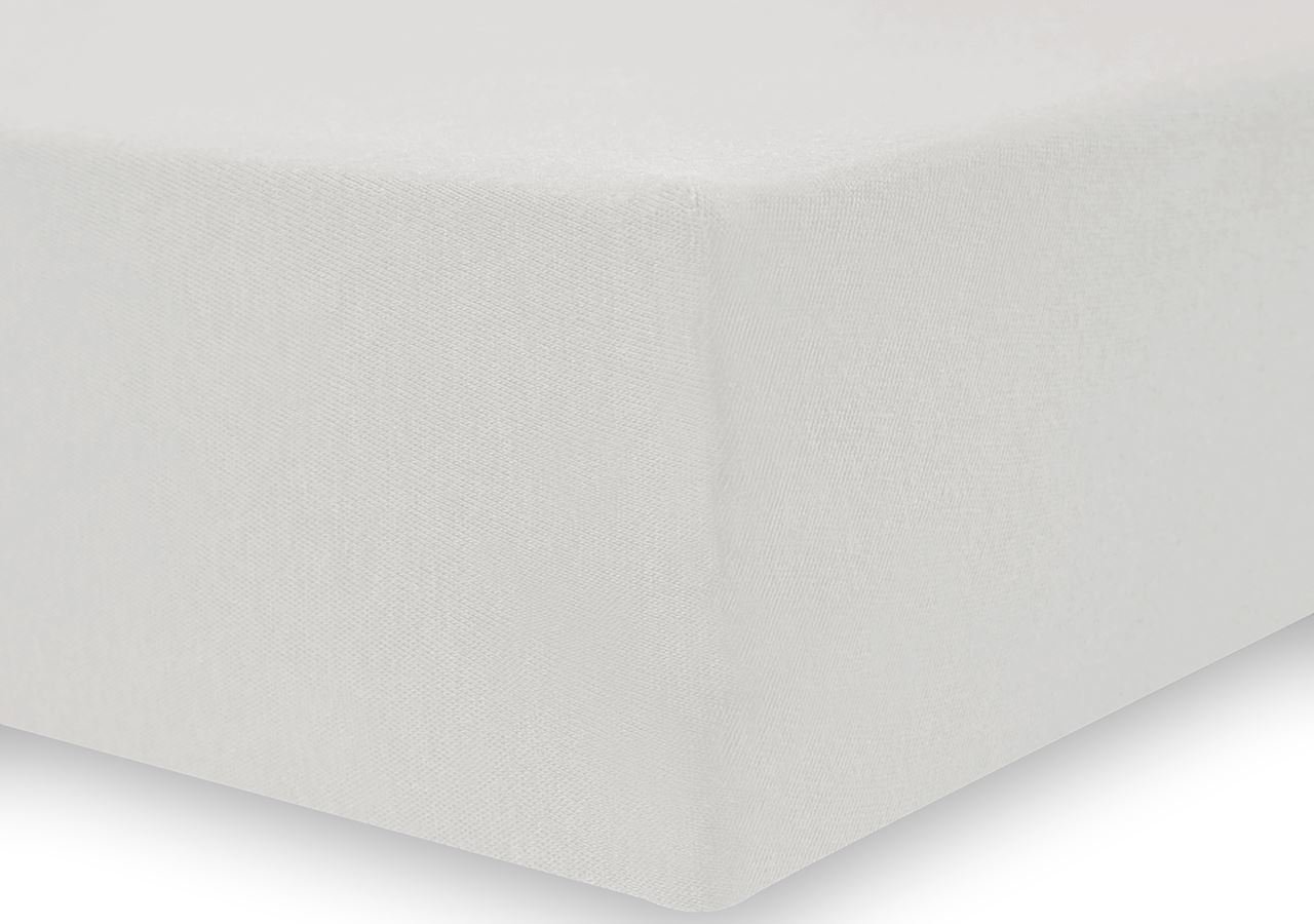 Jersey paklodė su guma Decoking AMBER White, 160x200 cm - 2