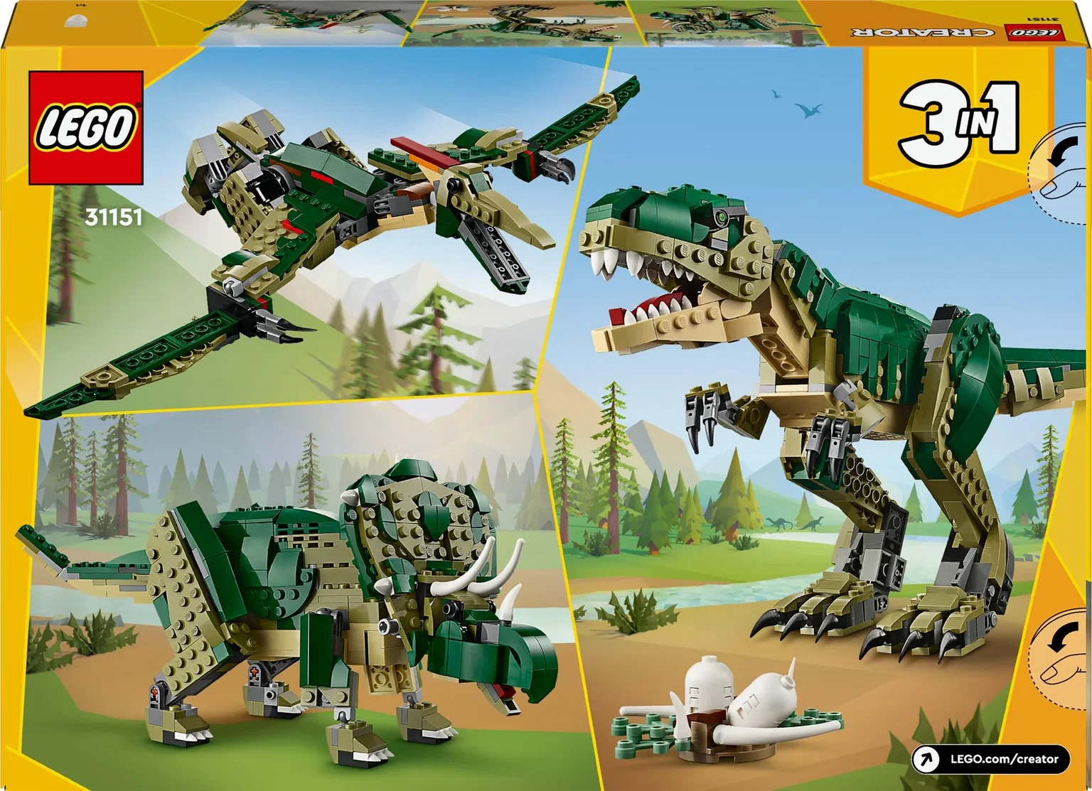 Konstruktorius LEGO Creator T. Rex, 31151 - 2