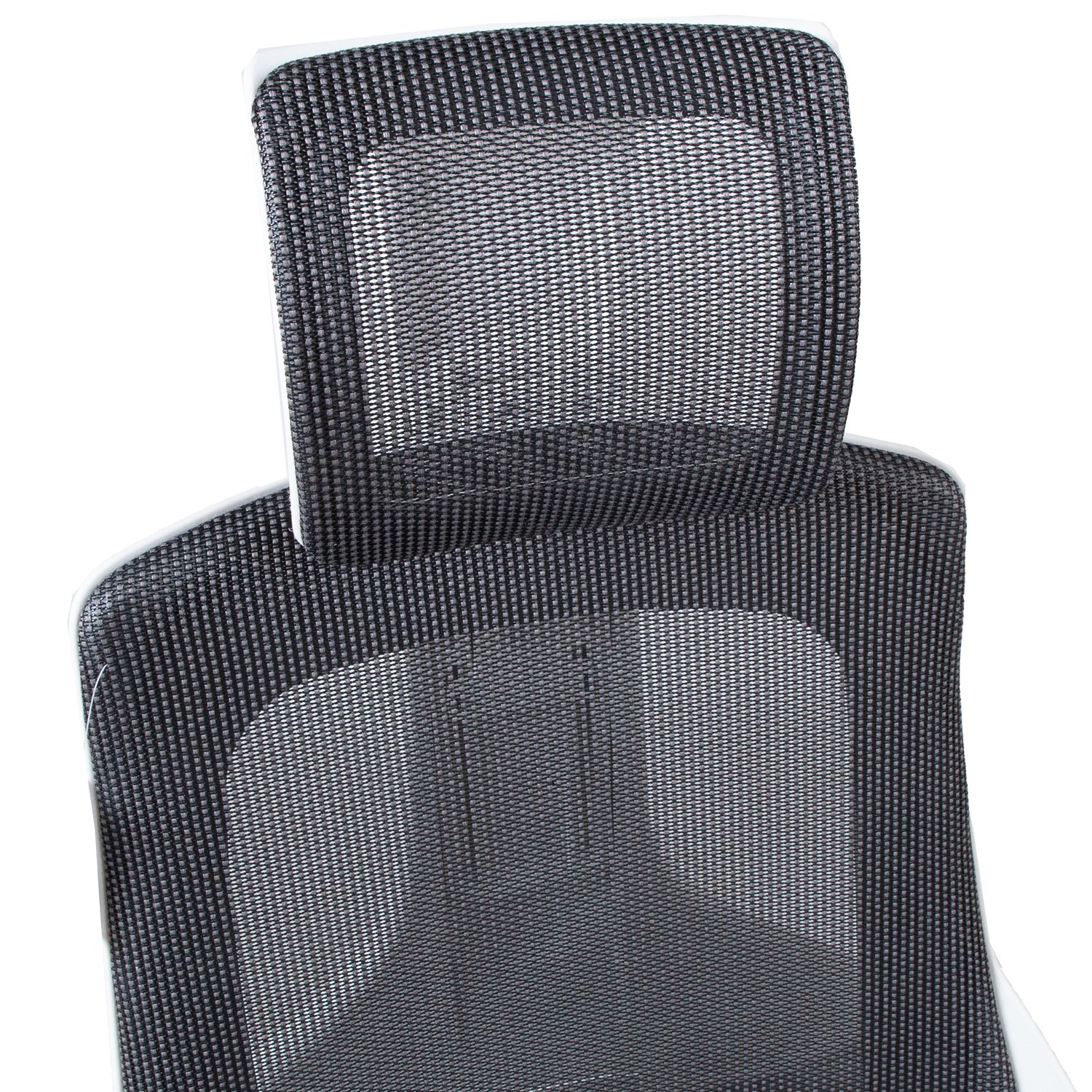 Biuro kėdė WAU, 65x49x112-129cm, pilka/balta - 6