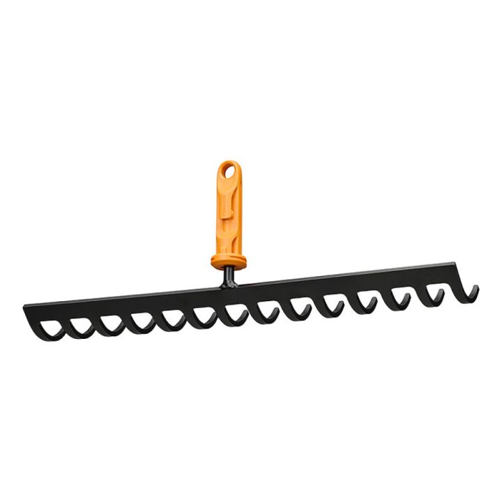Grėblys be koto FISKARS OneClick, 14 dantų, dirvožemiui-1