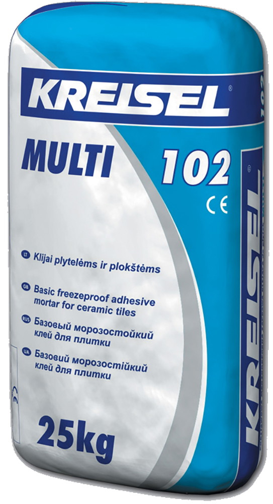 Plytelių klijai KREISEL MULTI 102, 25 kg-0